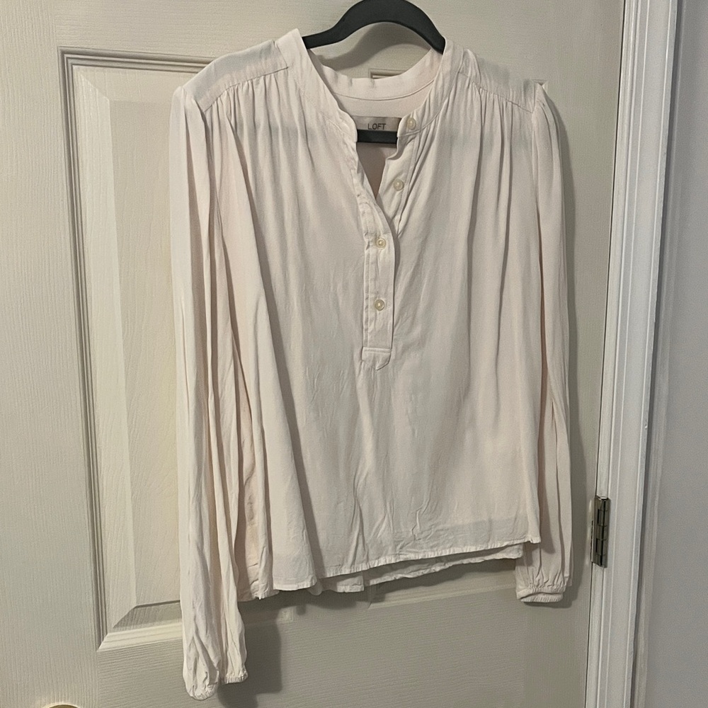 Loft Soft Cream Blouse